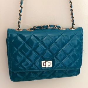 Teal Blue Crossbody Bag